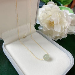 Ancient Style Necklace Female Light Niche Temperament Student Clavicle Chain