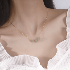 Ancient Style Necklace Female Light Niche Temperament Student Clavicle Chain