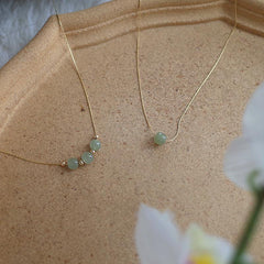 Ancient Style Necklace Female Light Niche Temperament Student Clavicle Chain