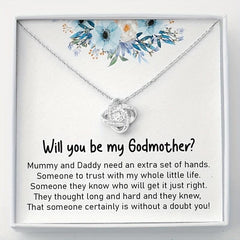 Will You Be My Godmother Necklace