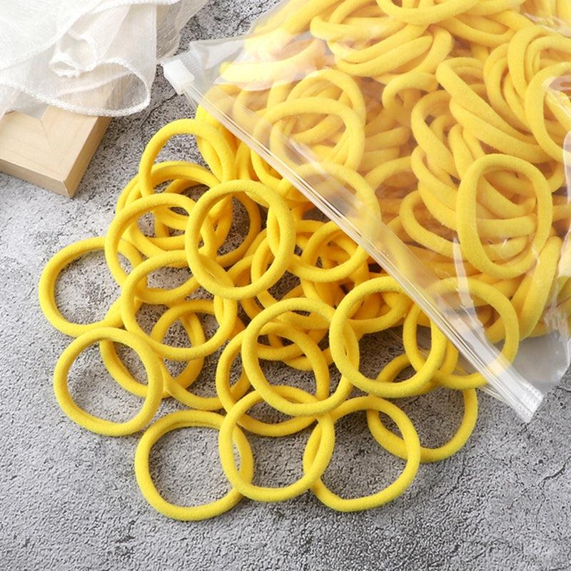 50pcs Elastic Hairband Plain Hairbands Hair Accessories Bulk Hair Ties