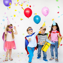 Kids Superhero Cape And Mask Fancy Dress Costume