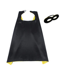 Kids Superhero Cape And Mask Fancy Dress Costume