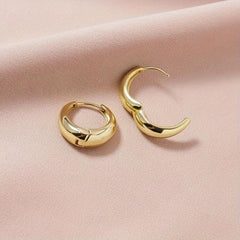 Golden Hoop Earrings for Women Party