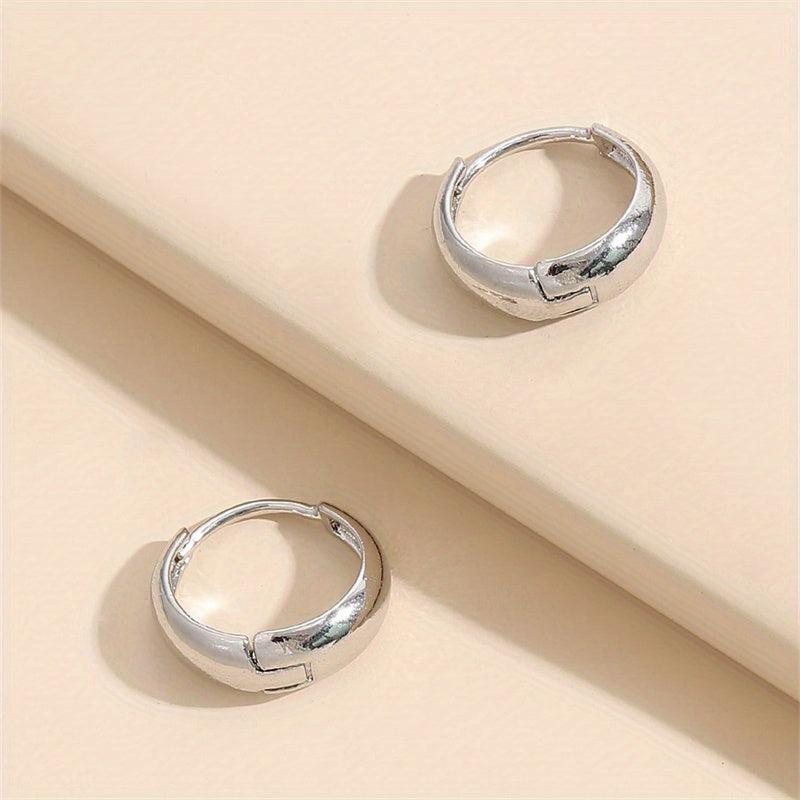 Golden Hoop Earrings for Women Party