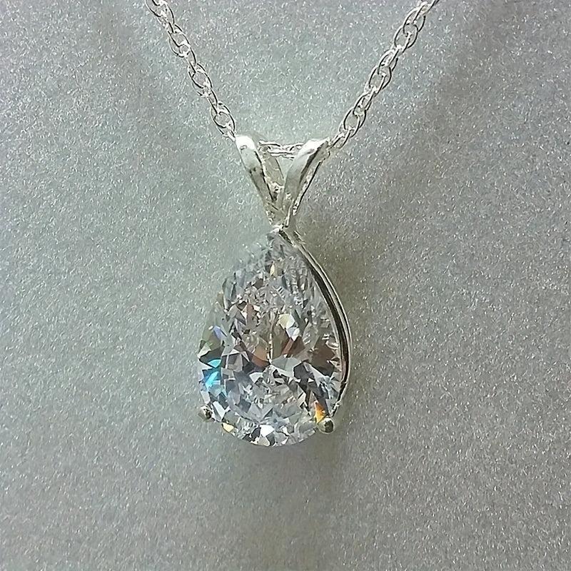 Water Drop Pendant Necklace Gift for Wedding Party