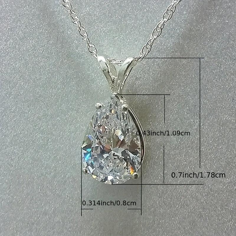 Water Drop Pendant Necklace Gift for Wedding Party