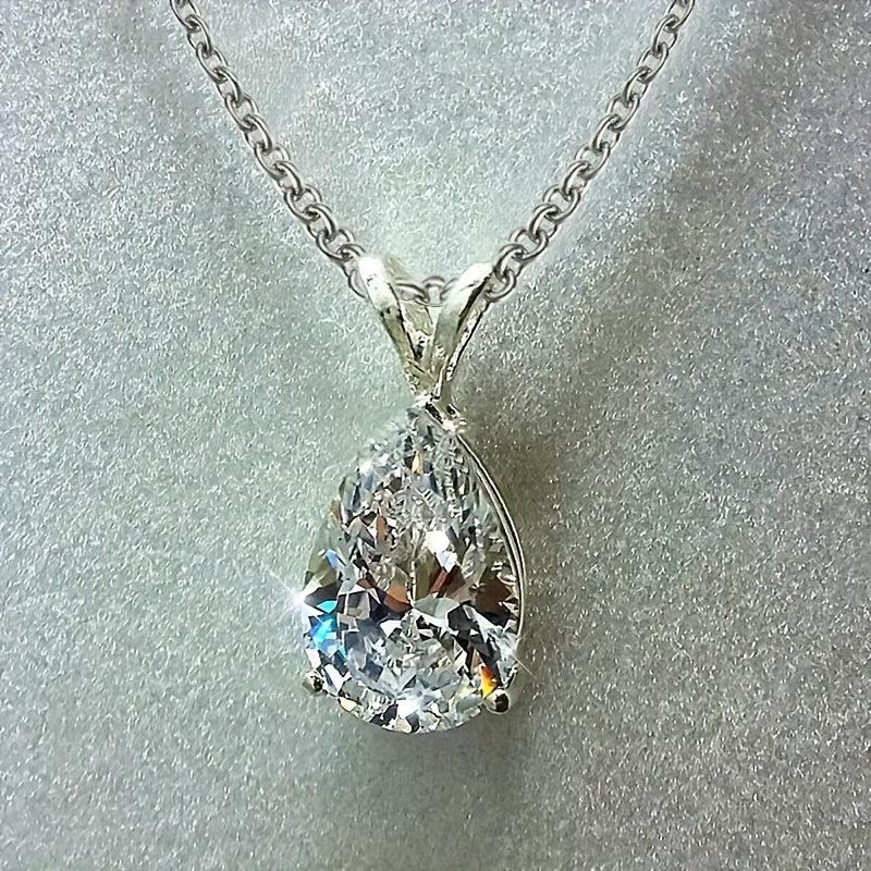 Water Drop Pendant Necklace Gift for Wedding Party