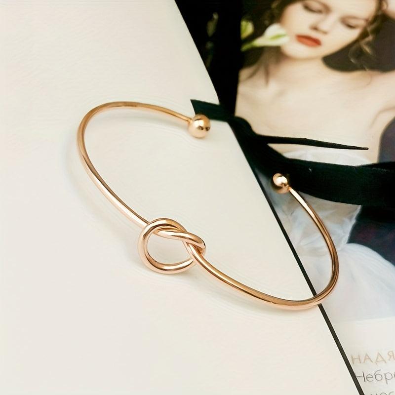 Adjustable Love Knot Bangle DIY Bracelet