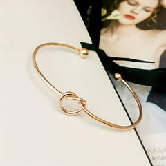 Adjustable Love Knot Bangle DIY Bracelet