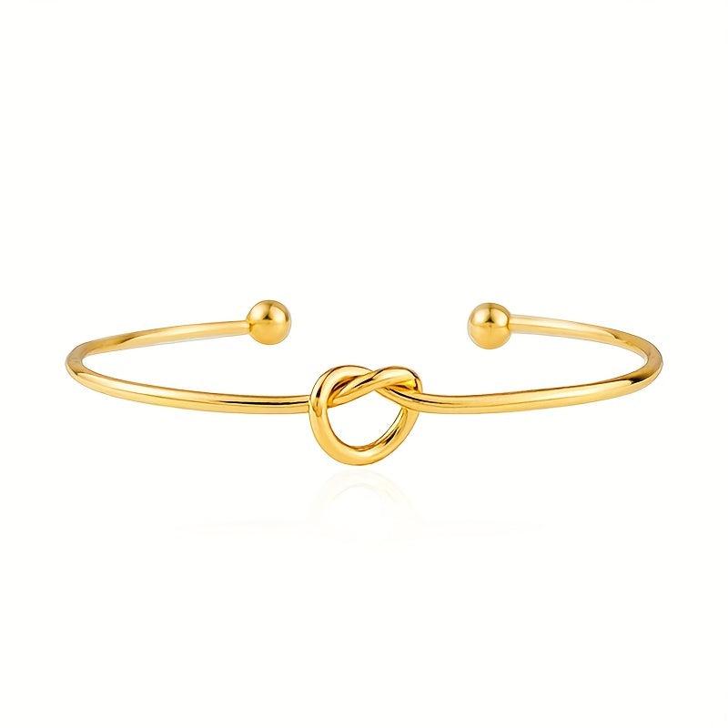 Adjustable Love Knot Bangle DIY Bracelet