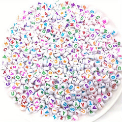 100pcs Alphabet Acrylic Beads for DIY Jewelry Making