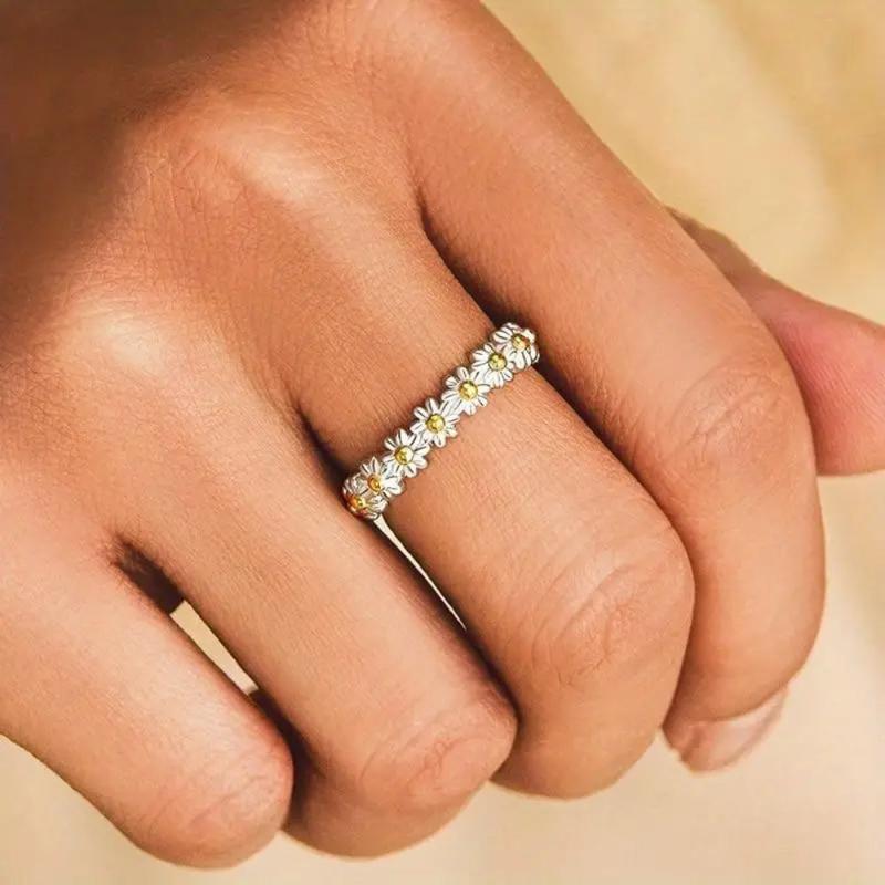 Daisy Ring Romantic Ring Gift For Women Girls