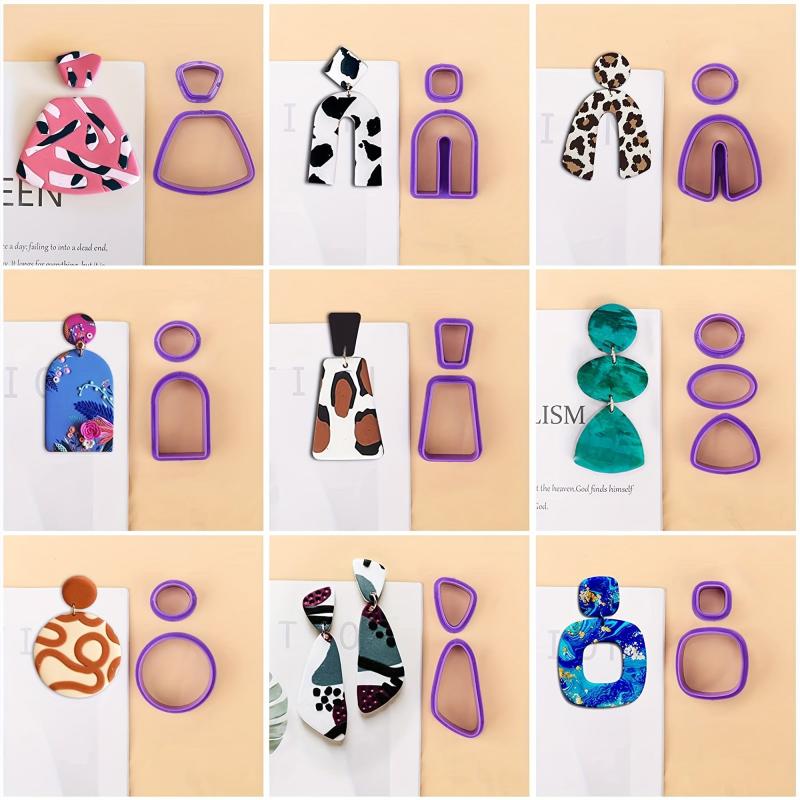 Polymer Clay Cutter Earring Hook Jewelry DIY Mold Set