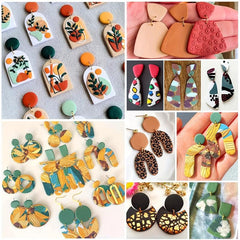 Polymer Clay Cutter Earring Hook Jewelry DIY Mold Set
