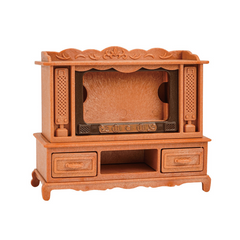 Dollhouse Living Room Set with Sofa, TV, Ornaments - Children's Gift
