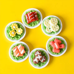 10pcs Food Pretend Play Toys DIY Children Kitchen Toys Random Style