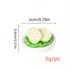 10pcs Food Pretend Play Toys DIY Children Kitchen Toys Random Style