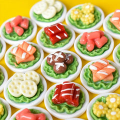 10pcs Food Pretend Play Toys DIY Children Kitchen Toys Random Style