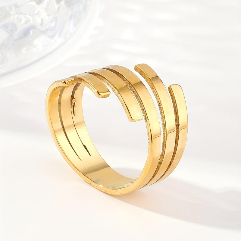 Custom Stainless Steel Ring N046 Personalized Name Date Jewelry Gift
