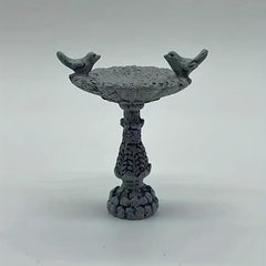 Mini Resin Bird Bath Fountain Dollhouse