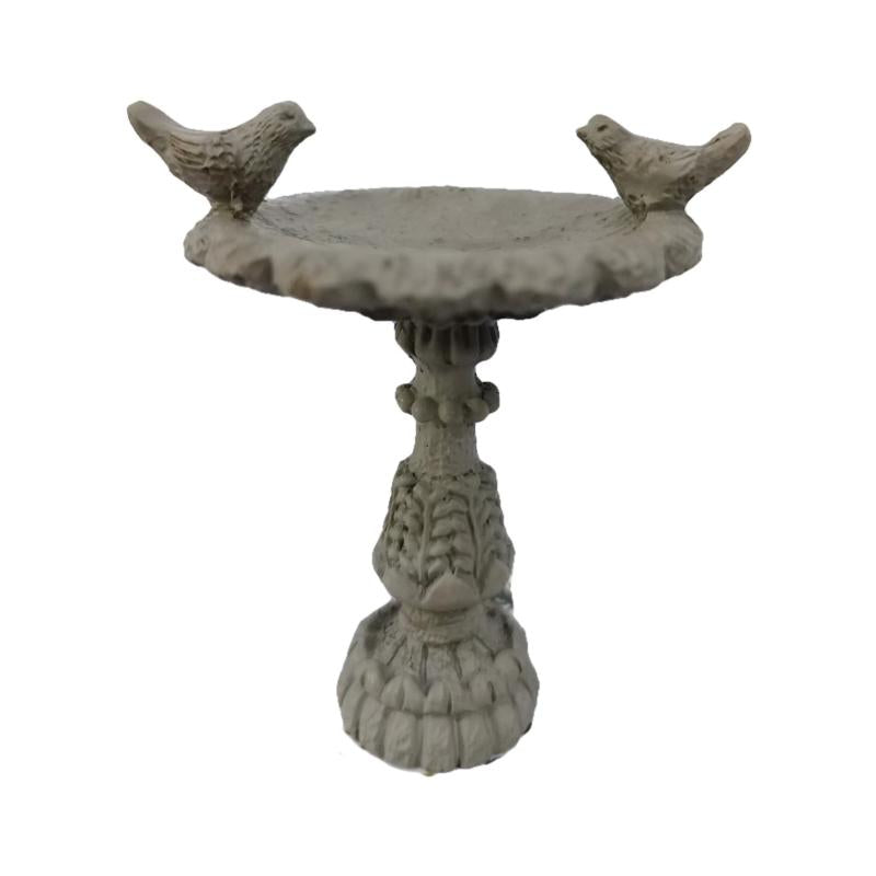Mini Resin Bird Bath Fountain Dollhouse