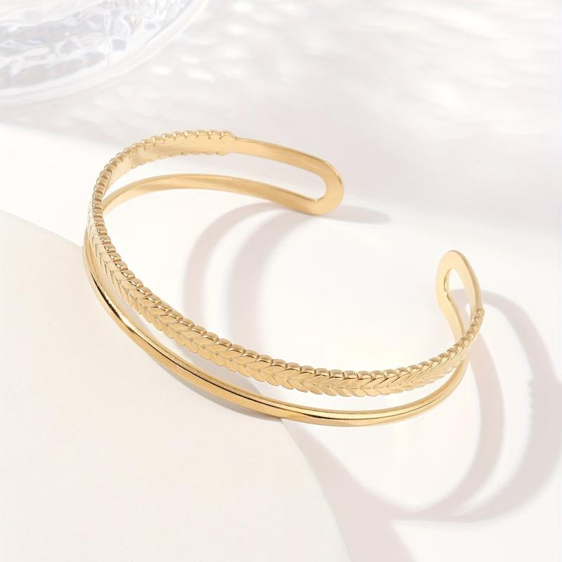 Personalized Stainless Steel Bracelet with Custom Engraving