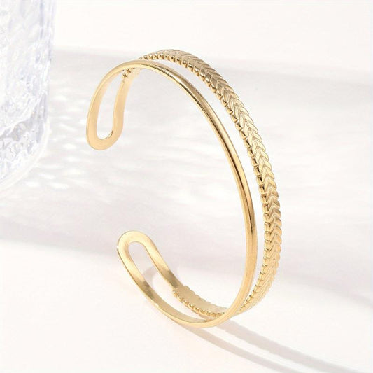 Personalized Stainless Steel Bracelet with Custom Engraving