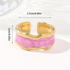 Stylish Stainless Steel Ring W123