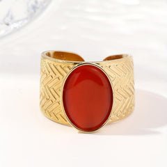 Stainless Steel Ring Stylistic W107