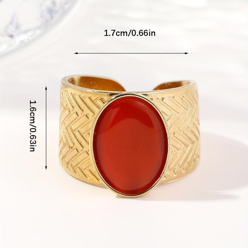 Stainless Steel Ring Stylistic W107
