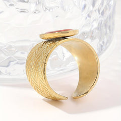 Stainless Steel Ring Stylistic W107