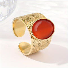 Stainless Steel Ring Stylistic W107
