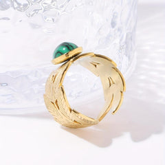Custom Stainless Steel Open Ring W023