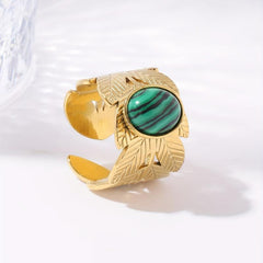 Custom Stainless Steel Open Ring W023