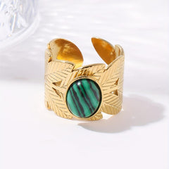 Custom Stainless Steel Open Ring W023
