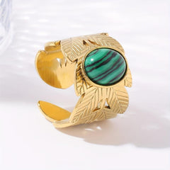 Custom Stainless Steel Open Ring W023
