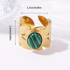 Custom Stainless Steel Open Ring W023