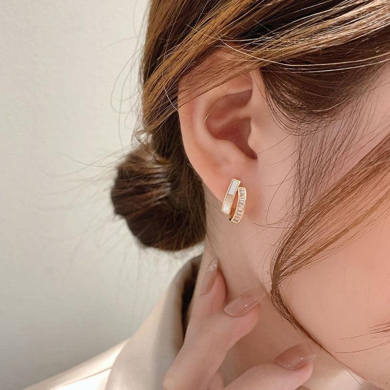 Double Layer Heart Earrings for Women