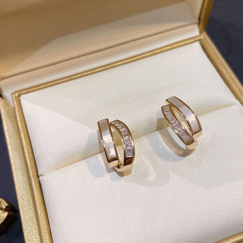 Double Layer Heart Earrings for Women