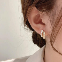 Double Layer Heart Earrings for Women