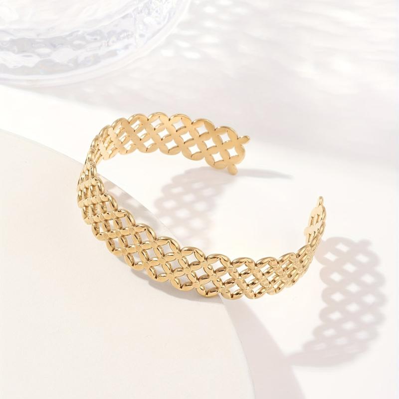 Custom Engraved Stainless Steel Bangle Bracelet
