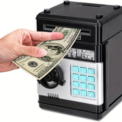Electronic Piggy Bank ATM Cash Coin Can for Kids