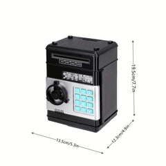 Electronic Piggy Bank ATM Cash Coin Can for Kids