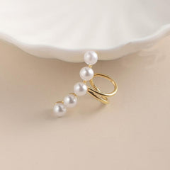 Pearl Ear Clip Women's No Piercing Ear Bone Clip Earrings