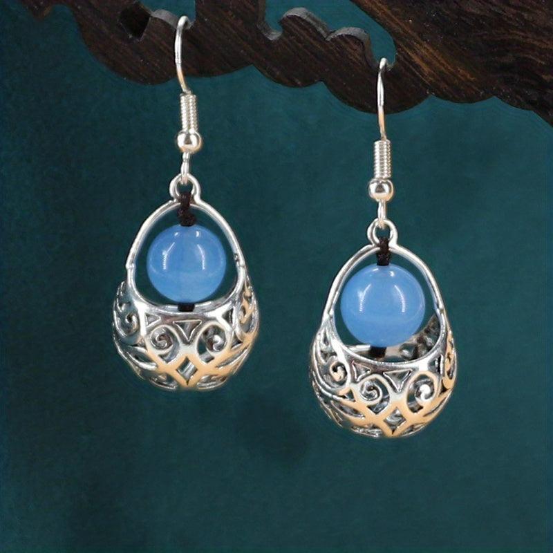 Stylish Retro Agate Earrings - Ideal Gift for Her