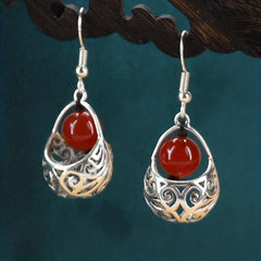 Stylish Retro Agate Earrings - Ideal Gift for Her
