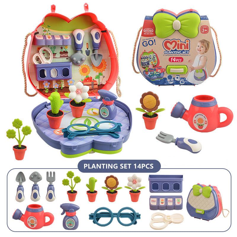 Playset With Backpack Cosplay Toys