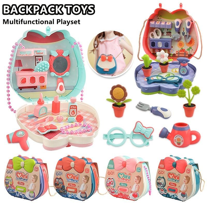 Playset With Backpack Cosplay Toys