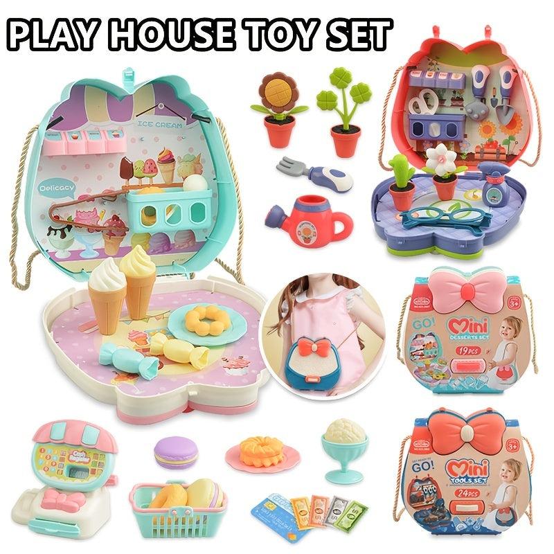 Playset With Backpack Cosplay Toys